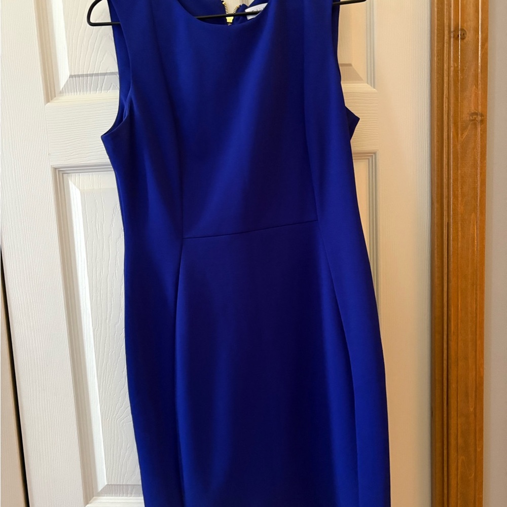 Calvin Klein Royal Blue Midi Dress